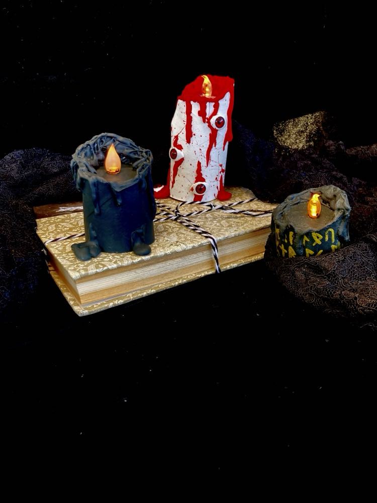 Creepy Candle Craft