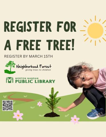 Free Tree Giveaway- through a partnership with Neighborhood Forest Organization