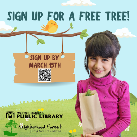 Free Tree Giveaway- through a partnership with Neighborhood Forest Organization