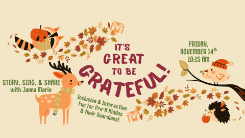 It's GREAT to be GRATEFUL