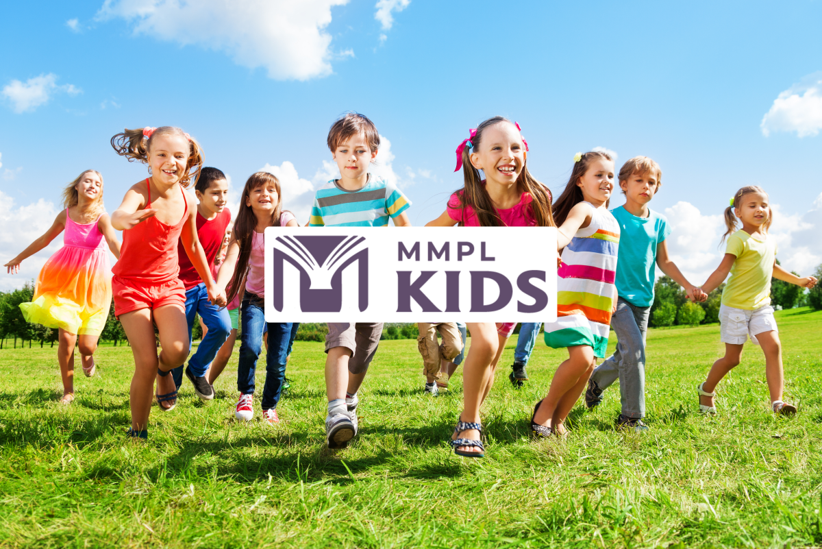 Image of kids running through an open field. Link to Kid/Family Event at the library.