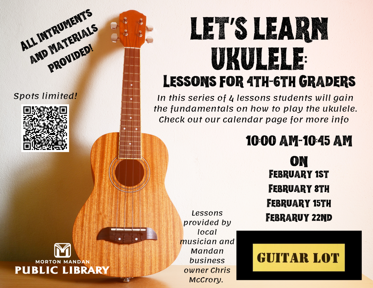 Ukulele 101: Lessons for Beginners (a 4 part series in Feb. 2025)