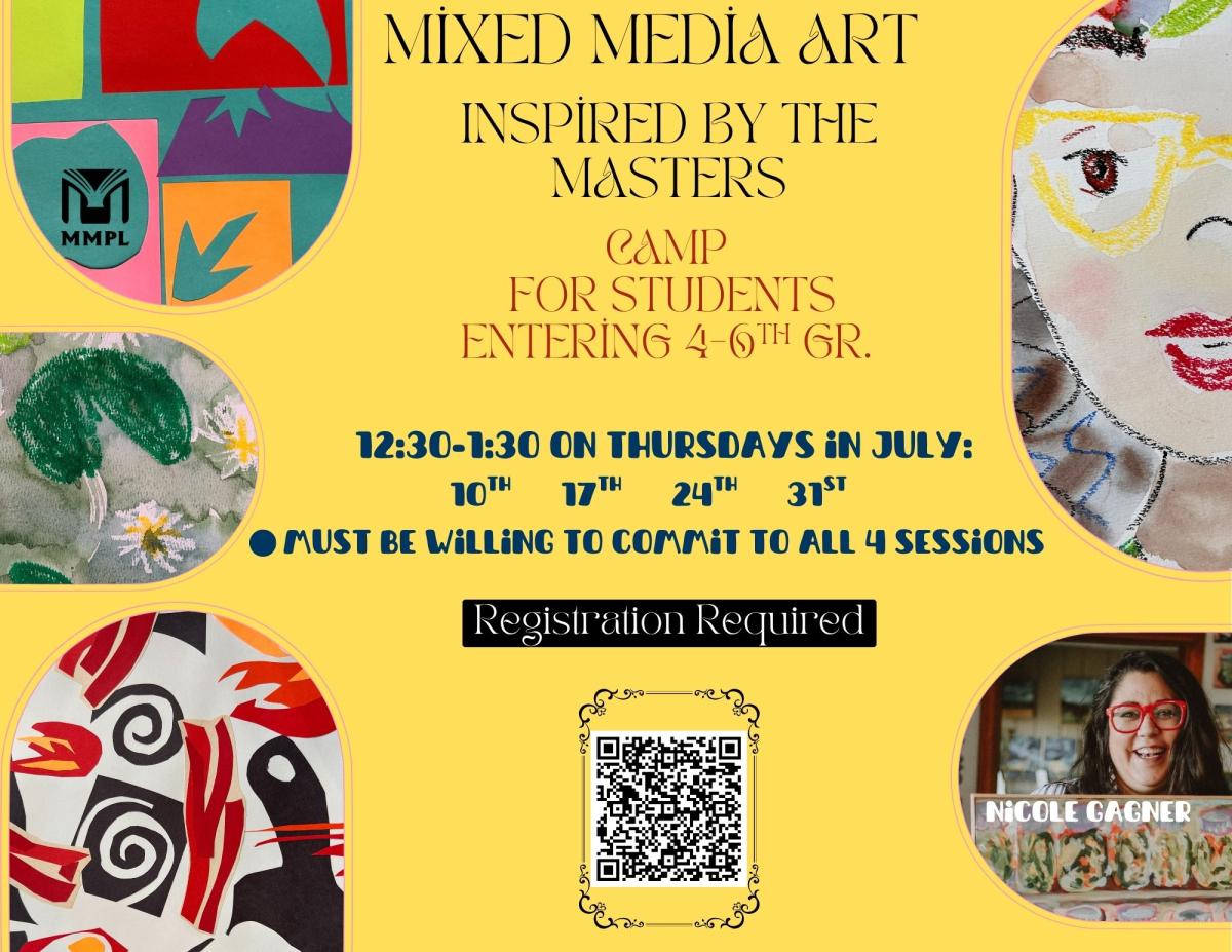 Mixed Media Learn From the Masters Camp