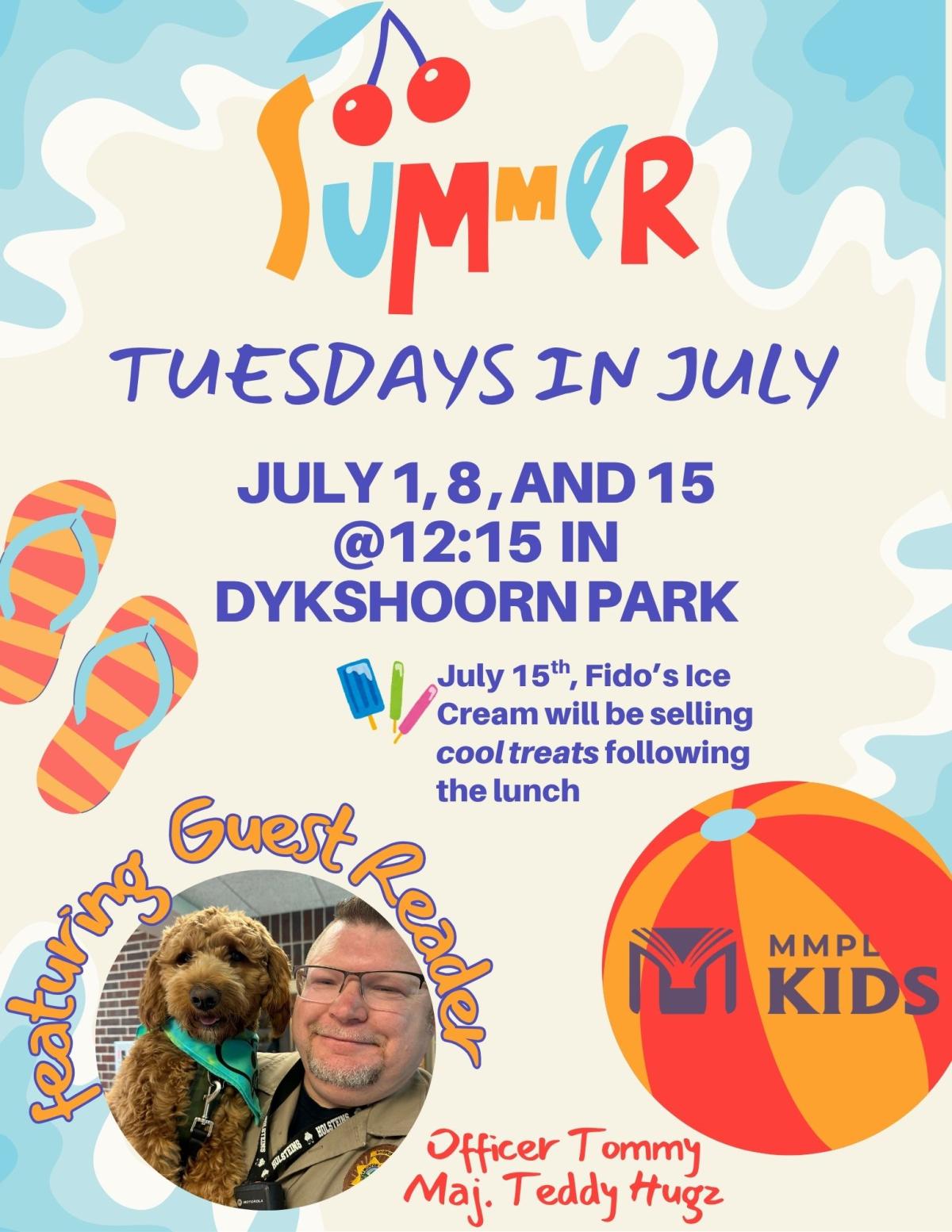 Summer Fun With Officer Tommy and Maj. Hugz